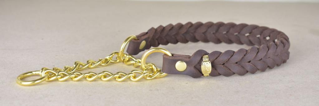 Hundehalsband geflochten 