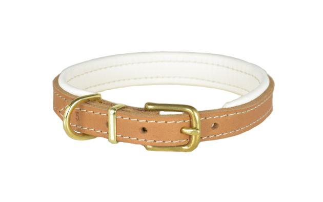 Hundehalsband leder 