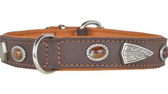 Hundehalsband leder schmuckhalsband